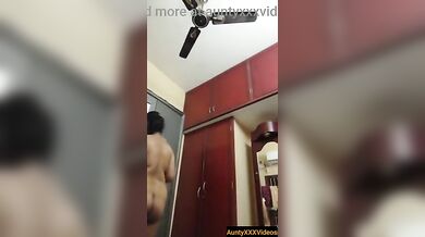 Telugu aunty all naked in whatsapp video call