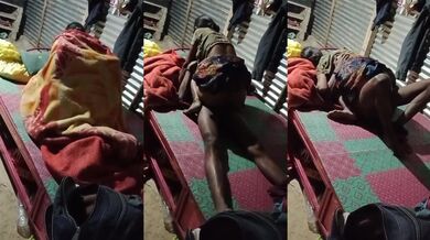 Dehati cheating aunty riding her dirty lover