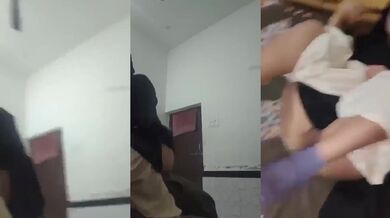 Hijabi aunty riding cock and showing her hot pussy